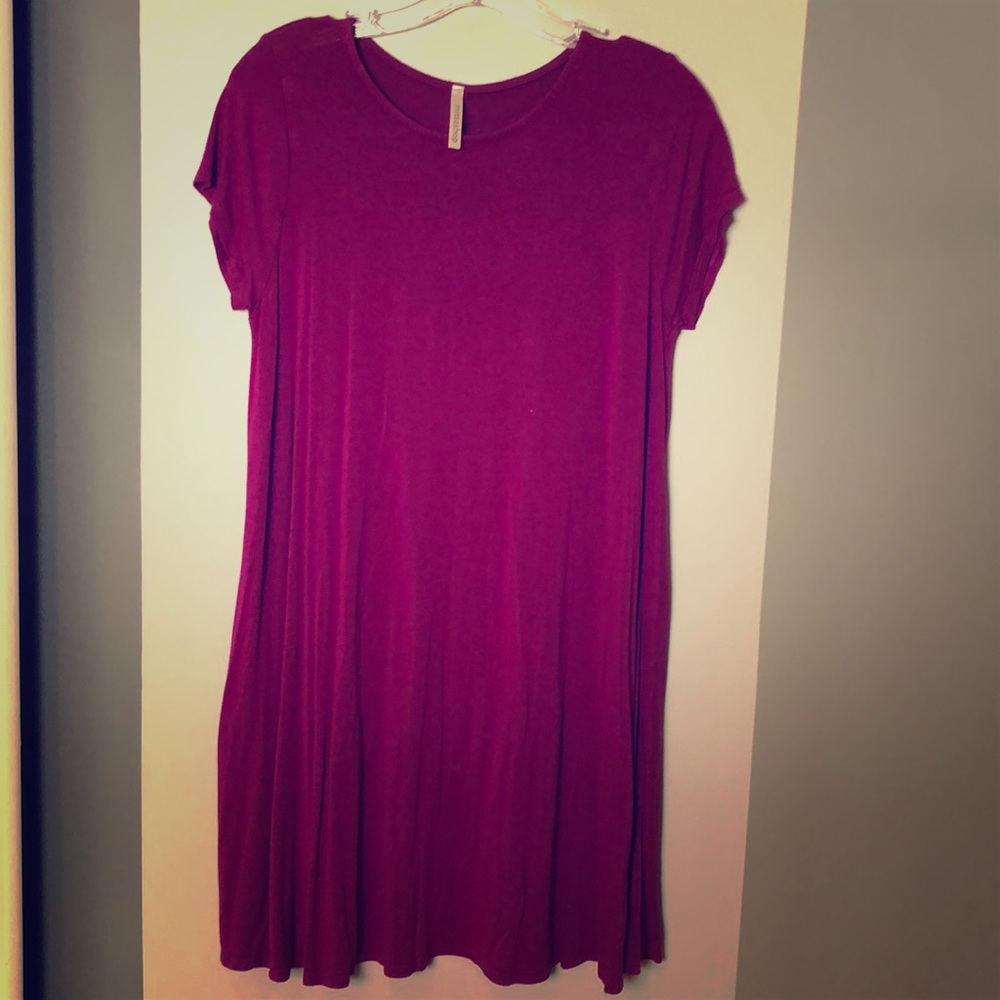Plum mini dress or tunic